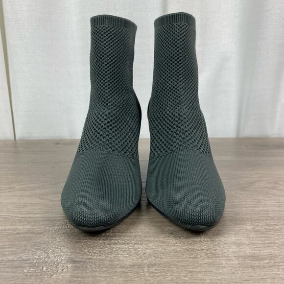 Eileen Fisher Graphite Gray Dahlia Sock Bootie Sz.8 NWOB - Picture 5 of 11